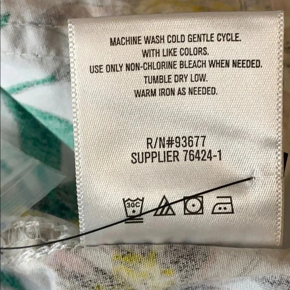 Liz Claiborne Floral Classic Straight Leg Pants - Picture 10 of 10